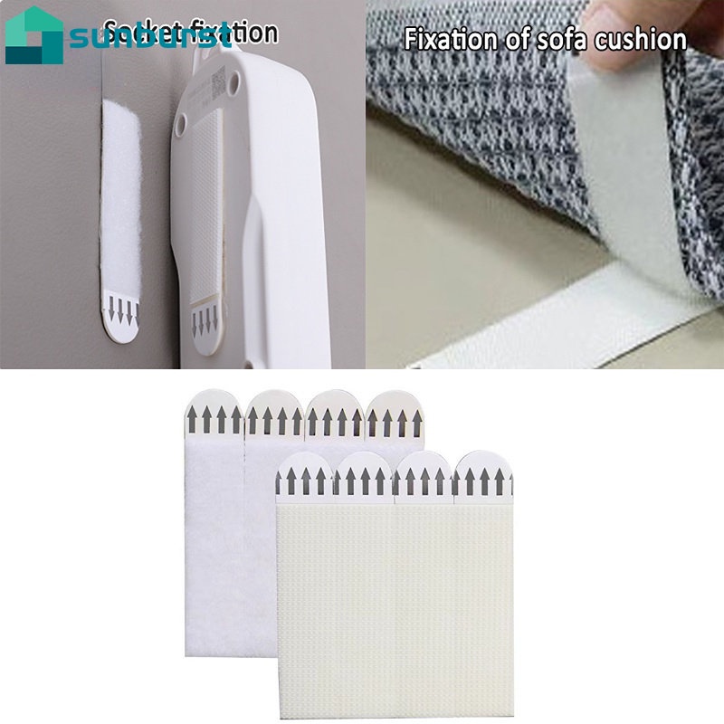 Set 4 Cặp Giá Đỡ Khung Ảnh Tự Dính Không Đường Viền Có Thể Tháo Rời Đa Năng