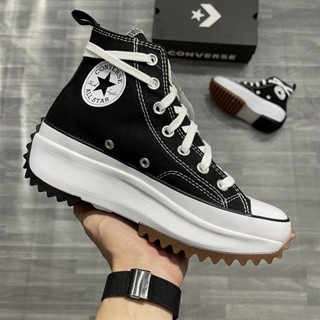 [Aha69Sneaker] Giày Sneaker Cổ Cao - Converse Run Hike Star Black White