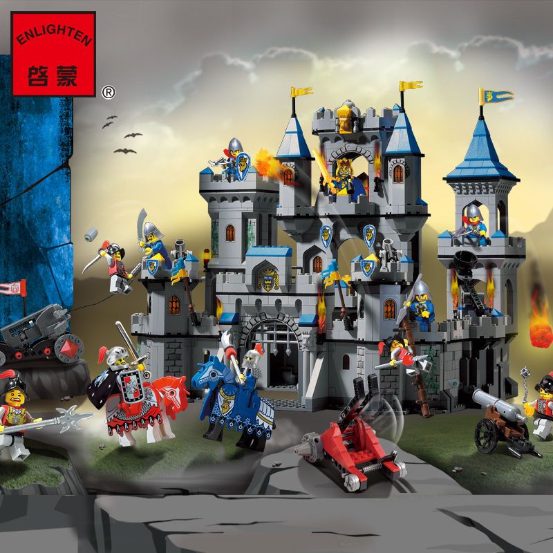 Mô Hình Đồ Chơi Lắp Ráp Lâu Đài Vua Sư Tử Cỡ Lớn Dành Cho Bé Trai