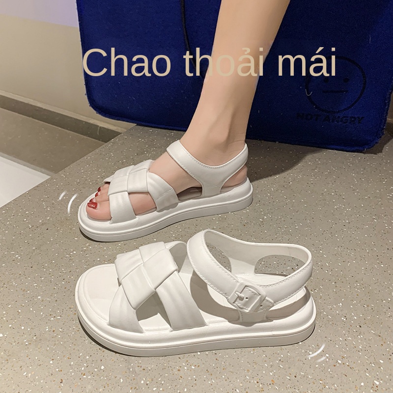Giày Sandal Mùa Hè 2023 Đế Mềm Thoải Mái Phong Cách Ngọt Ngào Cho Nữ