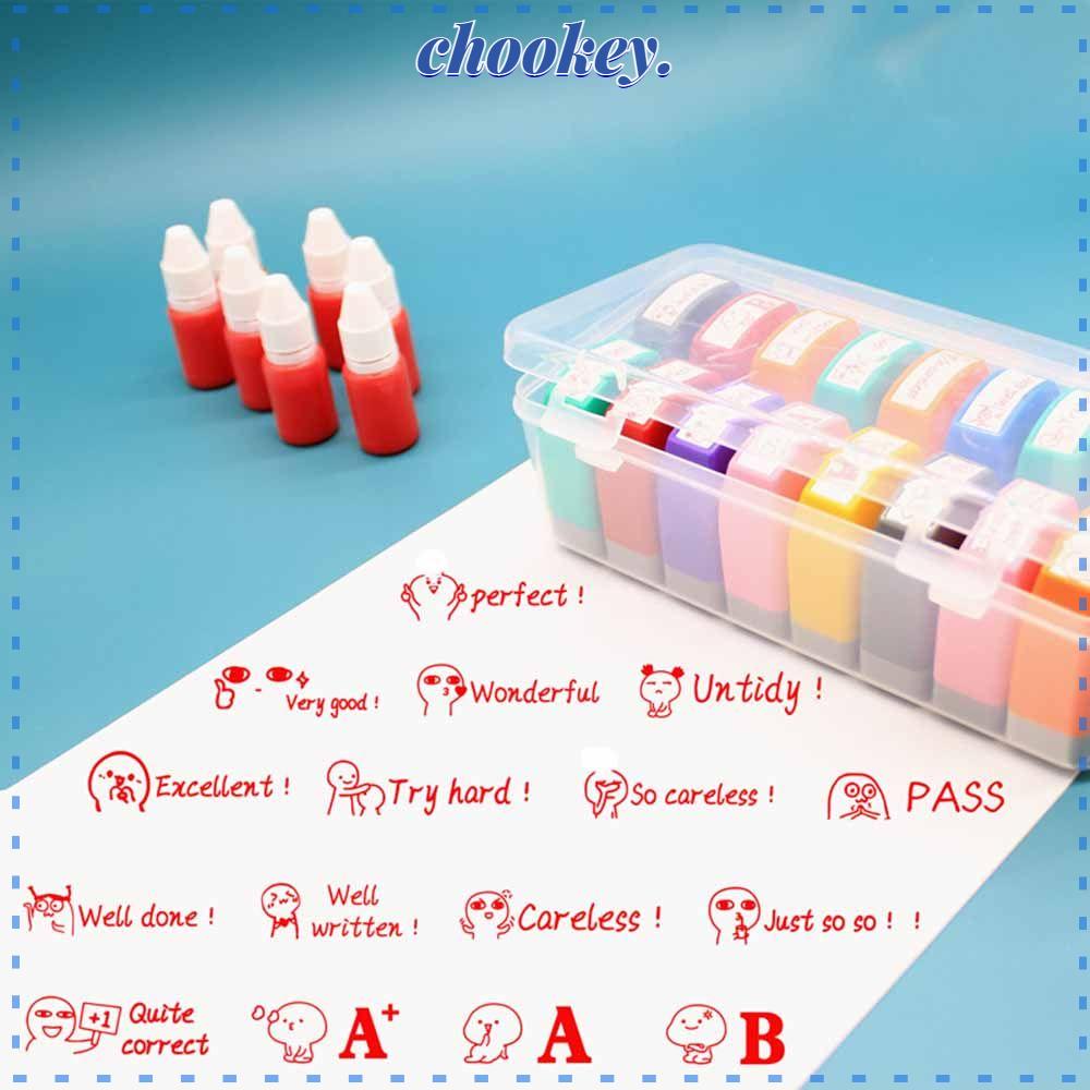 Con Dấu Họa Tiết Hoạt Hình Tự Dính Trang Trí Sổ Tay Cho Học Sinh