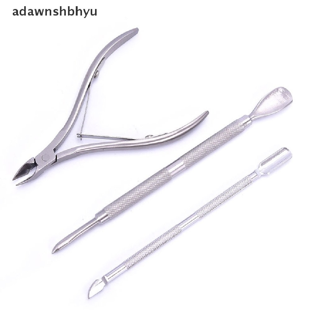 Bộ 3 Dụng Cụ Chăm Sóc Móng Tay Bằng Thép Không Gỉ Chất Lượng Cao