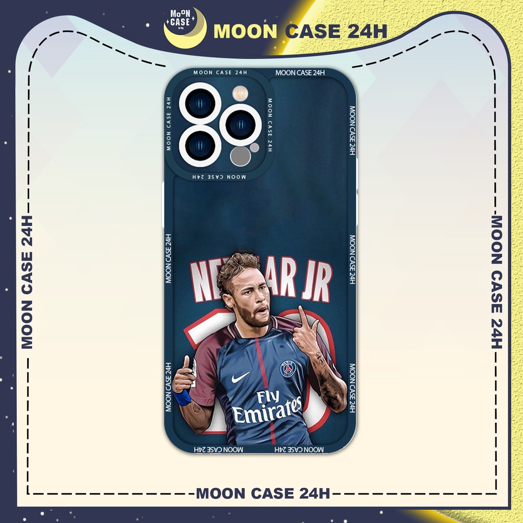 Ốp lưng iphone MOON CASE 24H Cầu Thủ Neymar Brazil Photoshot PSG ip 8/x/xs/xs max/11/12/13/14pro/plus/promax