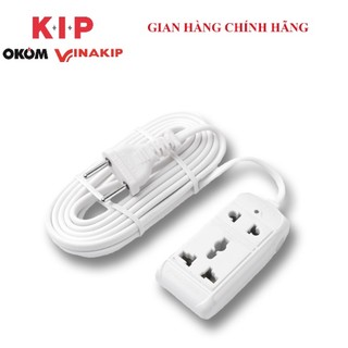 Ổ cắm vinakip 2 ngả liền dây s11-2 mét/3 mét