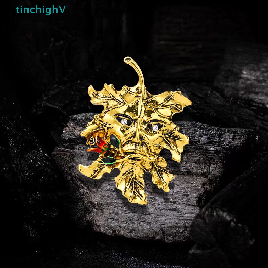 Ghim Cài Áo Hình Lá Tráng Men Thời Trang Cho Nữ