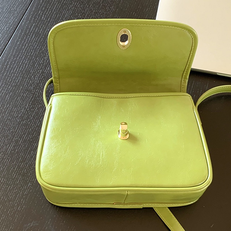 Ielgy Túi Đeo Chéo Vai Bằng Da Nhám Hình Vuông Phong Cách Cổ Điển Thời Trang Cho Nữ