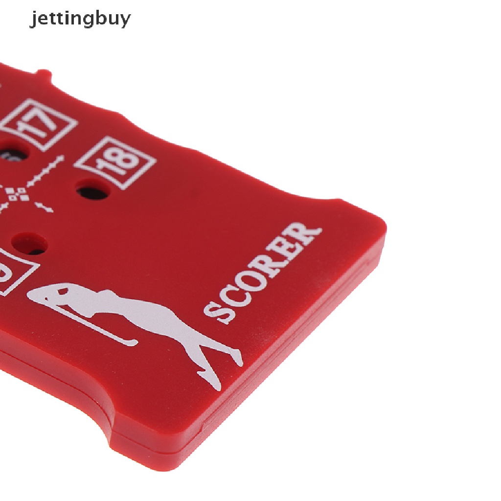 Thẻ đánh golf JETTING Qdddbuy ghi điểm cú đánh chỉ báo kèm móc khóa với 18 lỗ