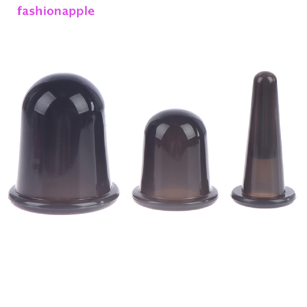 Cốc Giác Hơi Mát Xa Mặt / Mắt Bằng Silicon Màu Đen