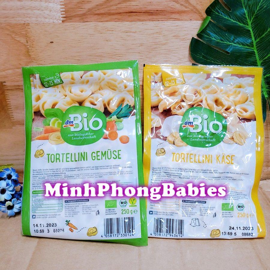 Hoành Thánh Hữu Cơ Tortellini Nhân phô mai/ rau củ DMBIO