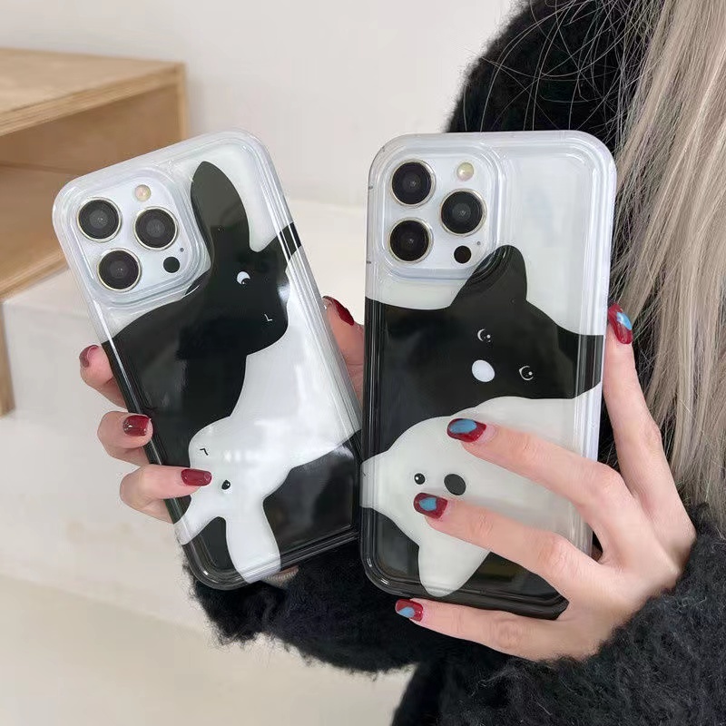 Ốp Điện Thoại Silicon TPU Mềm Dễ Thương Chống Sốc Cho IPhone 14 13 11 12 Pro XS Max X XR 7 8 Plus