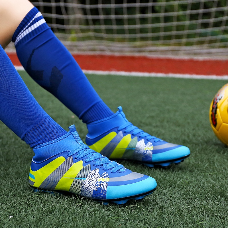 Giày Bóng Đá Đinh Dài Chống Trượt w5iw5 Dành Cho Trẻ Em Và Người Lớn FG / TF
