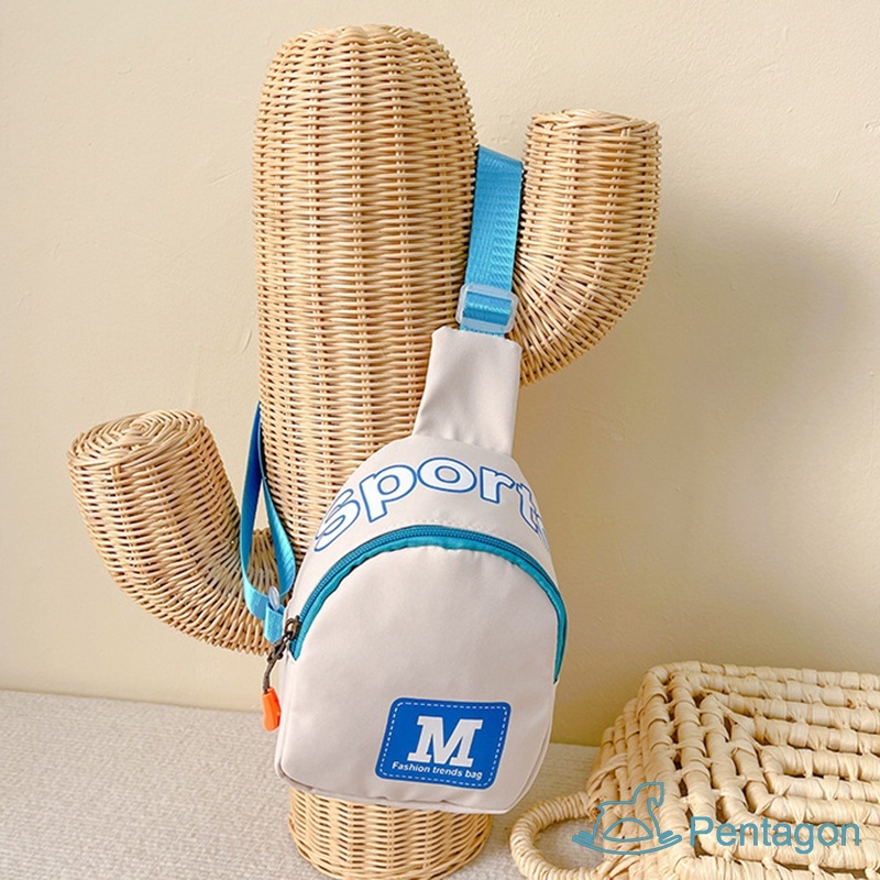 Túi Đeo Chéo In Chữ Thời Trang Hàn Quốc Cho Bé