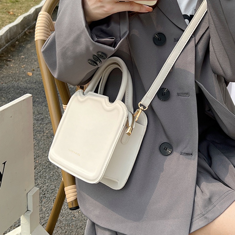 Túi Đeo Chéo Hình Vuông Cỡ Nhỏ Phong Cách Hàn Quốc Thời Trang Cho Nữ