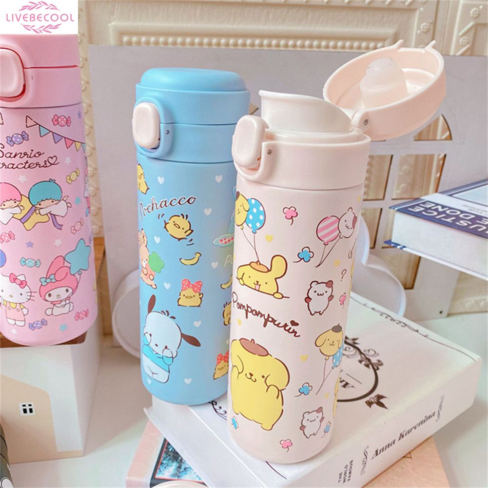 Hello Kitty My Melody Cinnamoroll Pompompurin Little Twin Stars Kuromi Cốc Giữ Nhiệt Bình Giữ Nhiệt Cho Trẻ Em Livebecool