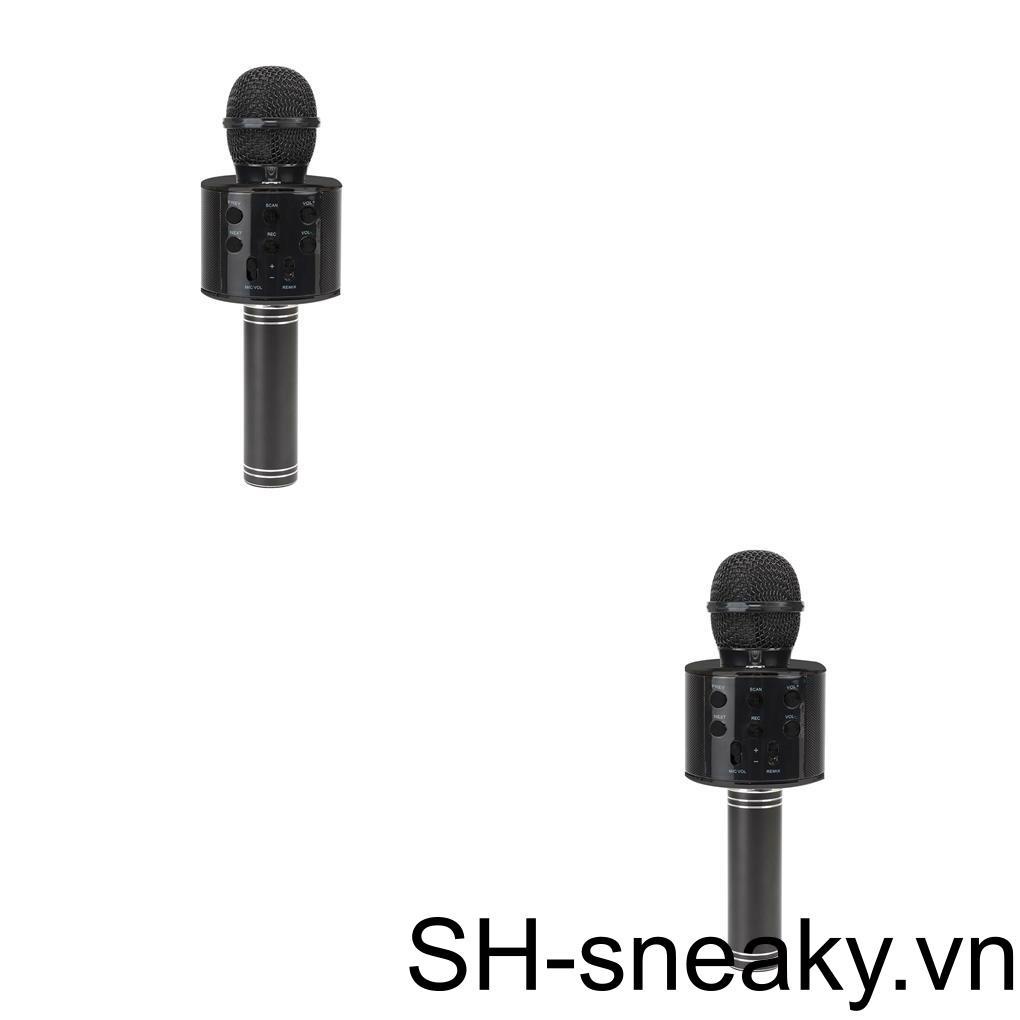 Micro Bluetooth Cầm Tay 2 Trong 1 Điều Chỉnh Âm Lượng Kèm Hộp Đựng 1 / 2