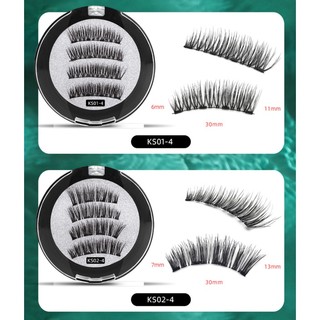 1 Cặp Lông Mi Giả 4 Nam Châm 3D dreamdiary