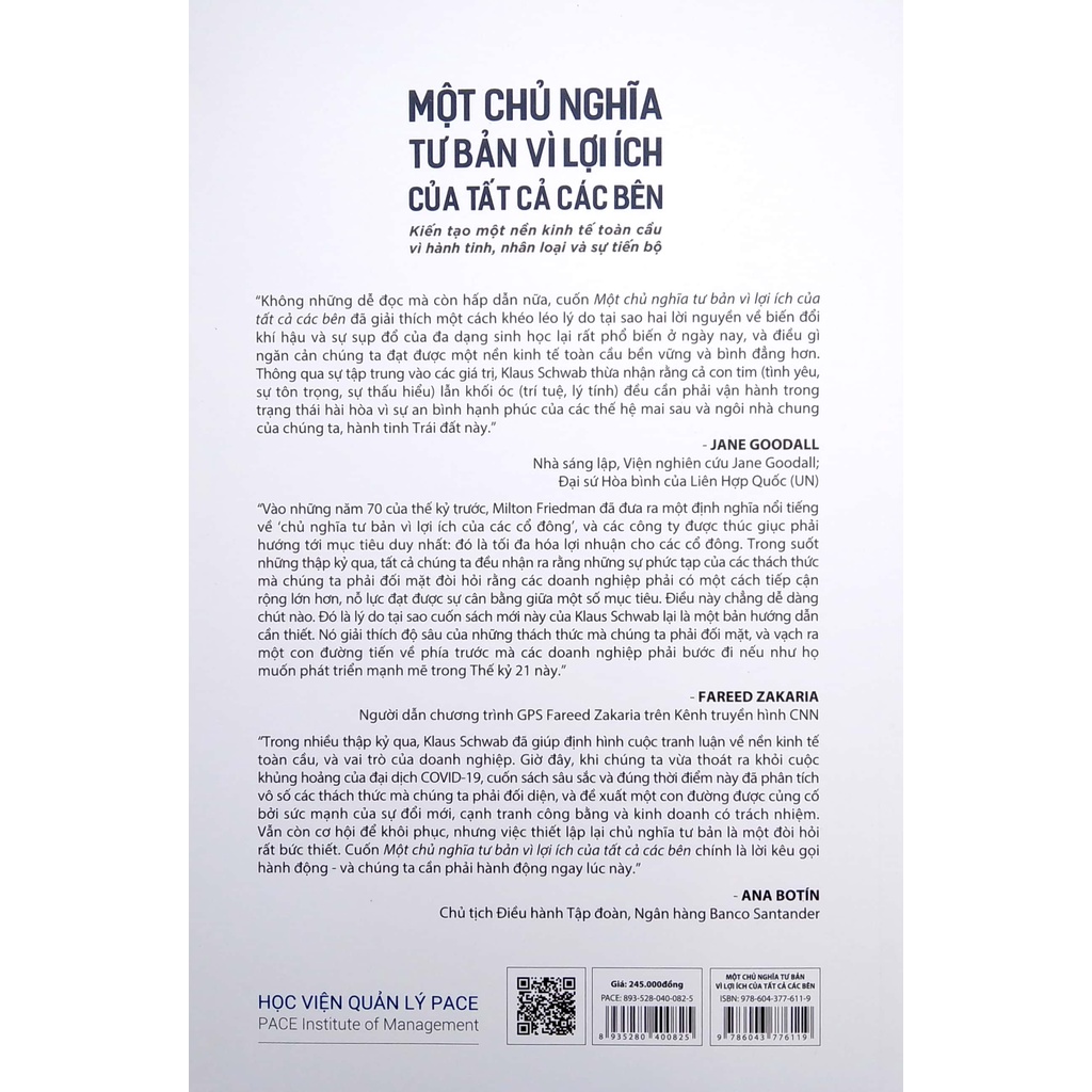 Sách Một Chủ Nghĩa Tư Bản Vì Lợi Ích Tất Cà Các Bên