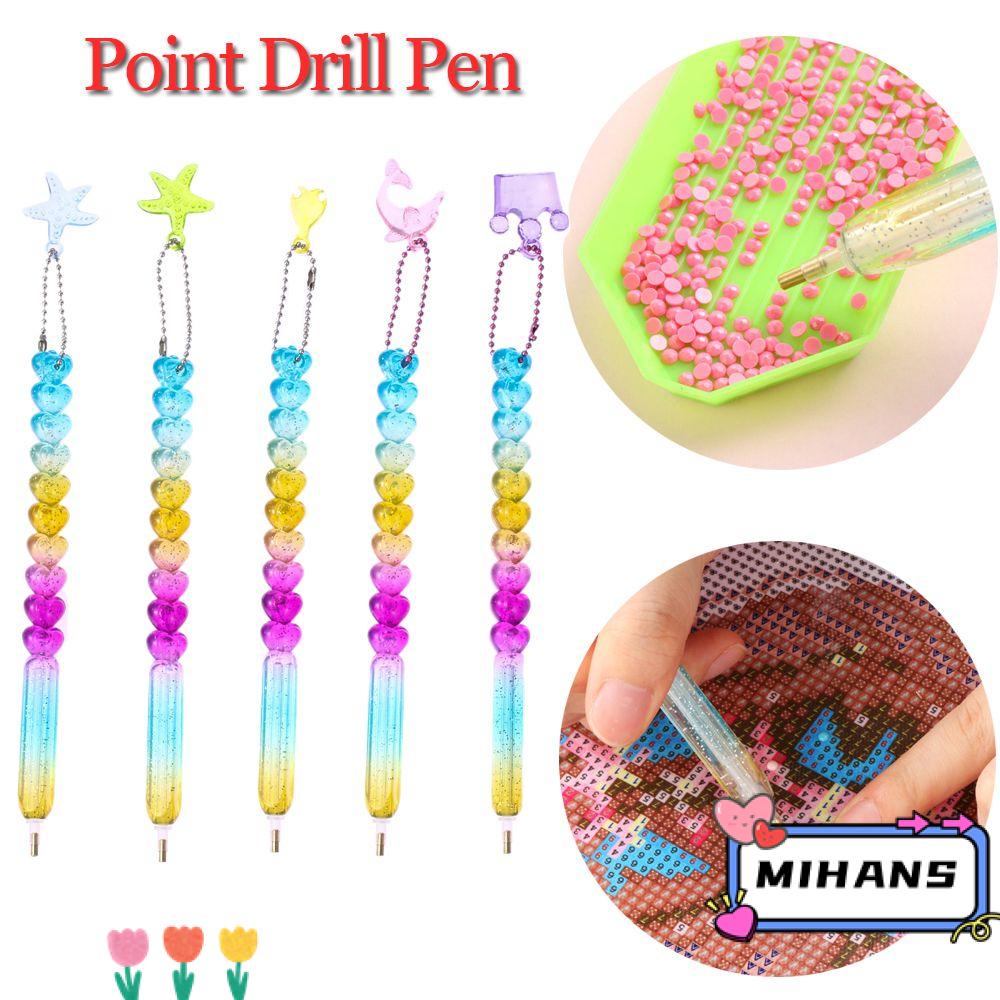 Bút đính đá hình trái tim dễ thương dùng làm tranh đính đá DIY