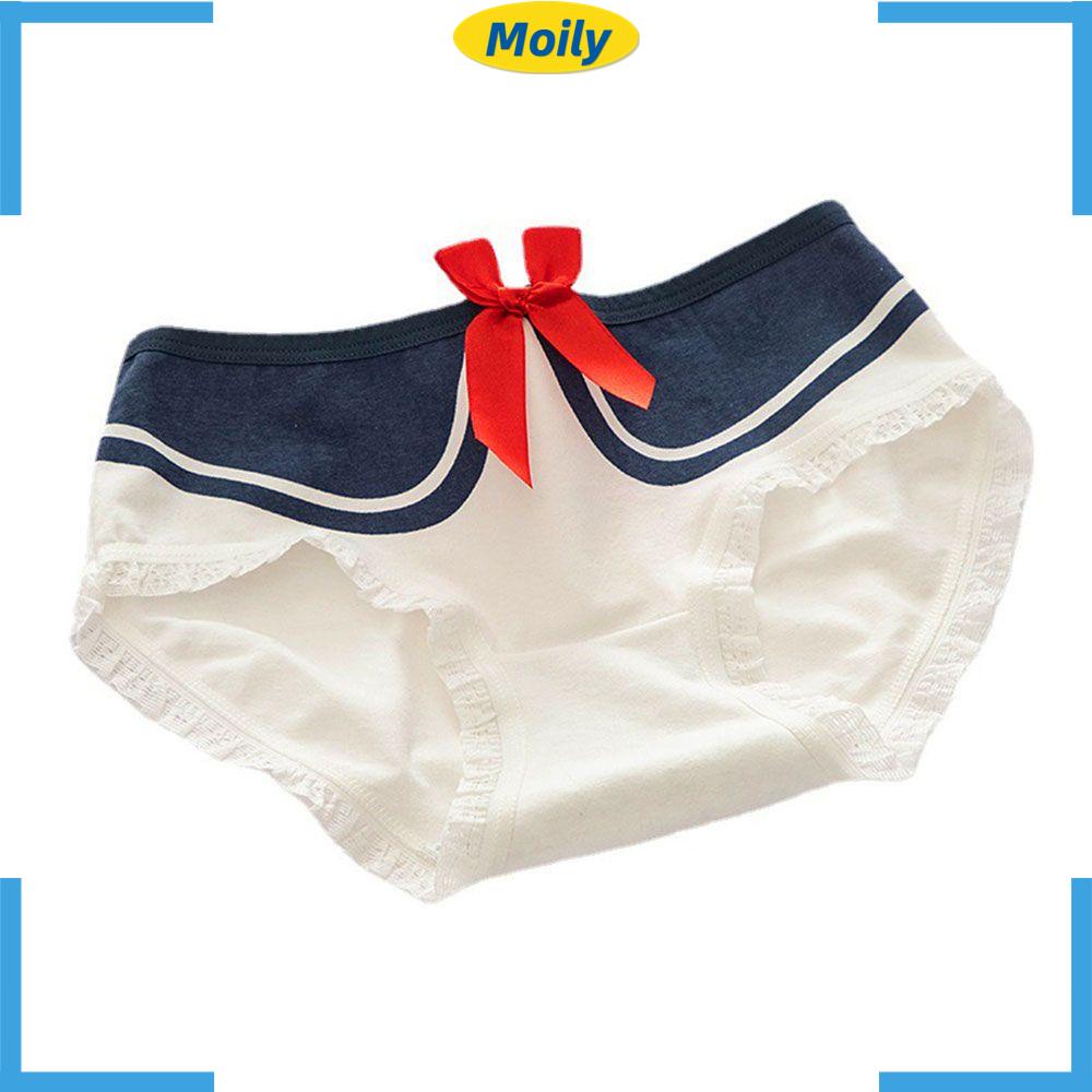 Quần lót cotton không đường may thoáng khí dễ thương quyến rũ cho nữ