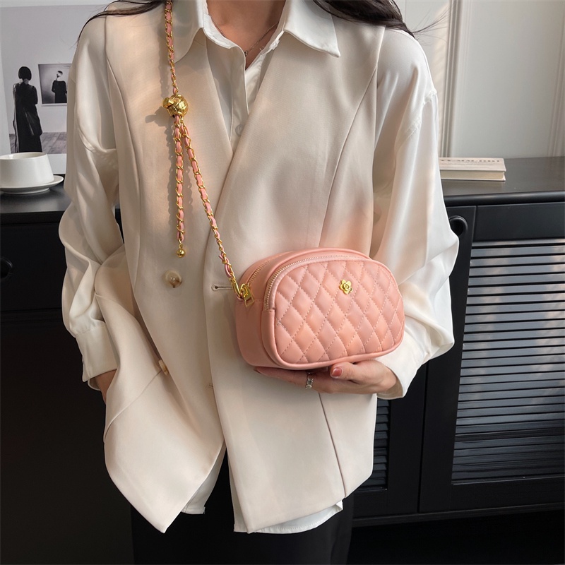 Túi Đeo Vai Màu Trắng Thiết Kế Đơn Giản Phong Cách niche Dễ Phối Đồ Cho Nữ