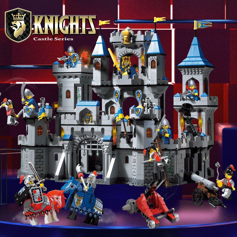 Mô Hình Đồ Chơi Lắp Ráp Lâu Đài Vua Sư Tử Cỡ Lớn Dành Cho Bé Trai