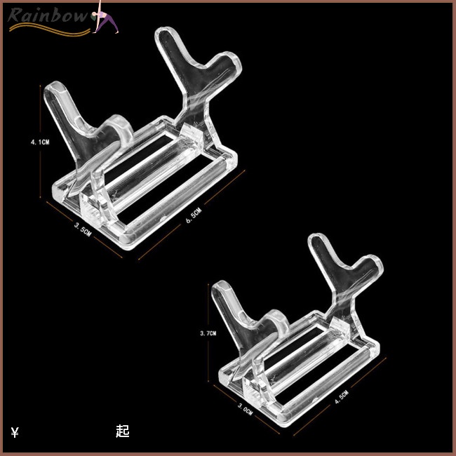 Bộ 2 Giá Đỡ Mồi Câu Cá Trong Suốt Gọn Nhẹ 2 Kích Cỡ Tiện Dụng