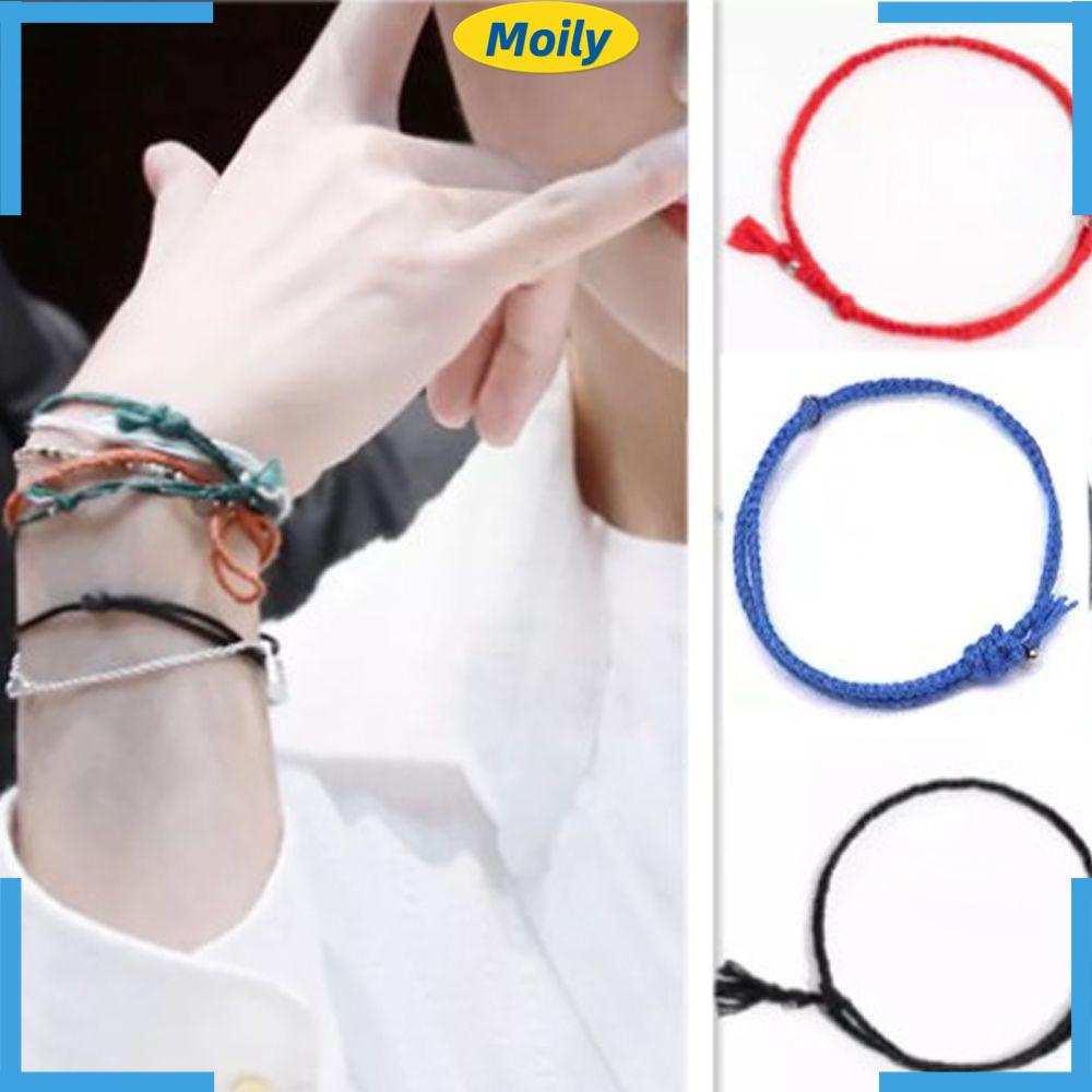 Vòng tay dây bện cầu may mắn nhiều màu sắc tùy chỉnh thời trang cho cặp đôi