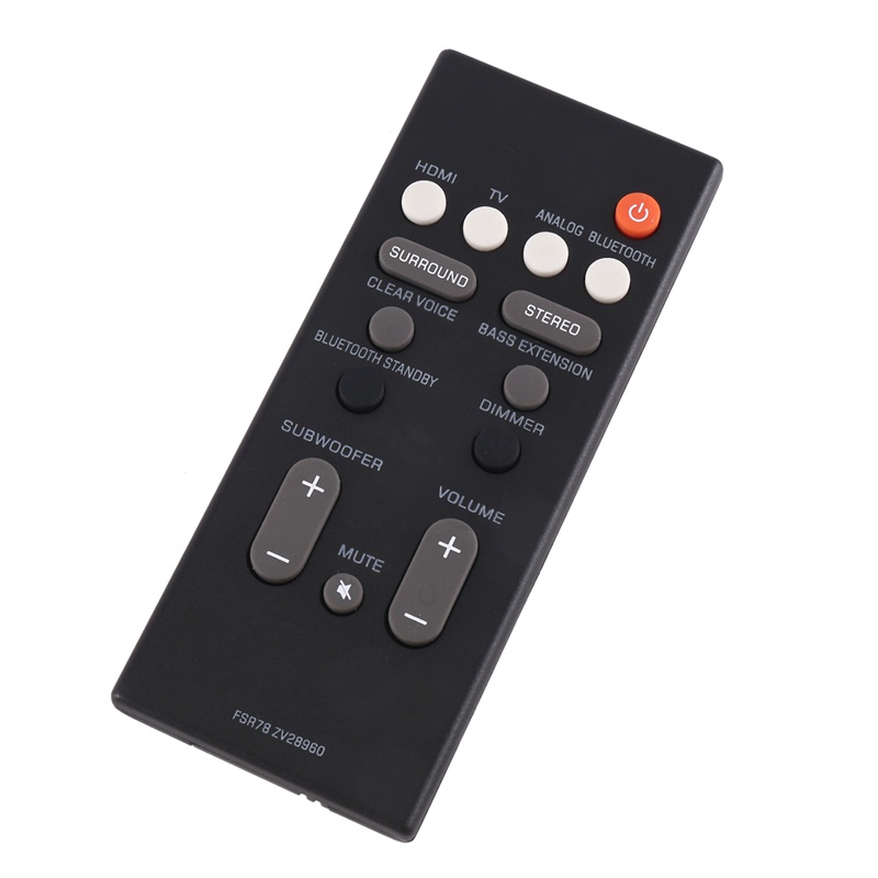 Replacement Remote Control FSR78 ZV28960 for Yamaha YAS-106 YAS-207 ATS-1060 YAS-107 ATS-1070 Bluetooth Soundbar System
