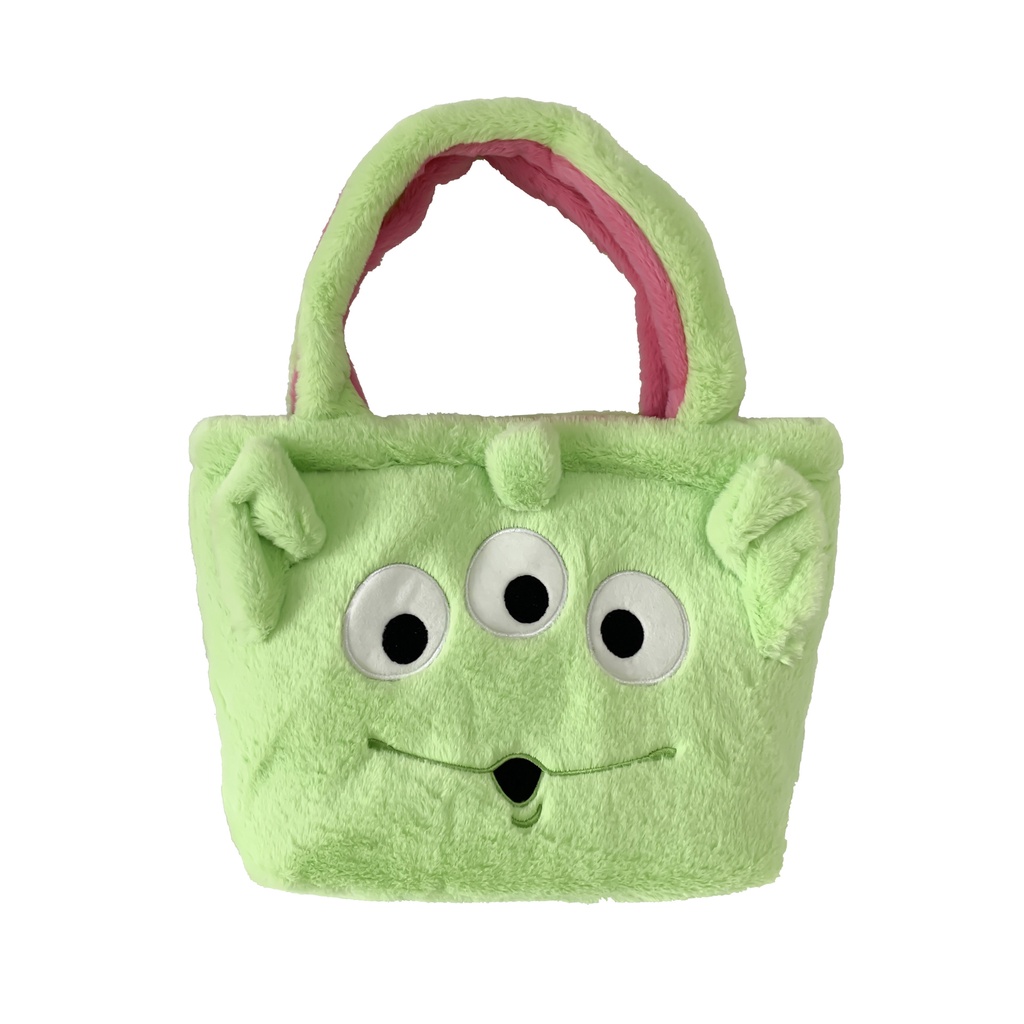 Túi Xách Đeo Vai Phủ Bông Mềm Họa Tiết Gấu Dâu Tây Hoạt Hình Disney  Nhật Bản Đáng Yêu