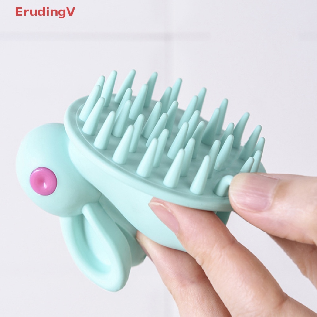 Lược Silicone Massage Da Đầu Và Tóc Làm Sạch Da Đầu