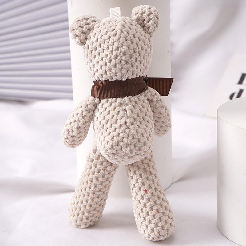 Gấu Nhồi Bông 15CM Dễ Thương Dùng Làm Móc Khóa / Túi Xách / Quà Tặng