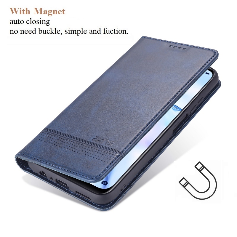 Bao Da Vivo Y12s Y11 Y20 Y21 Y22s Y16 Y15s Y30 Điện Thoại Nắp Lật Dạng Ví