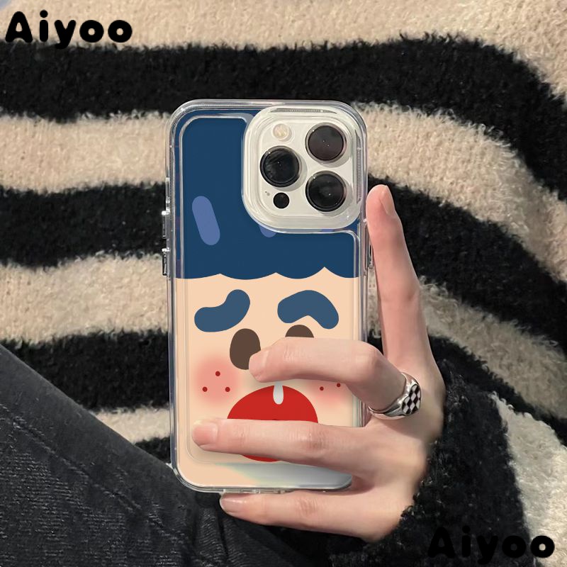 ✅Ốp Điện Thoại Mềm Hình Biểu Cảm Vui Nhộn Cho iPhone14promax 13 / 12 / 11 xr 7 / 8pins A35E