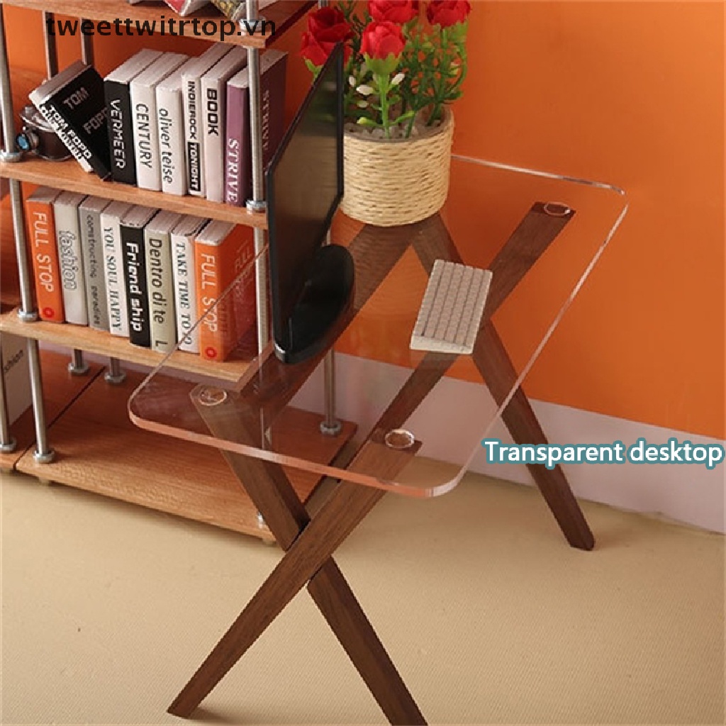 Mô Hình Bàn Ăn Trong Suốt Trang Trí Nhà Búp Bê Tỉ Lệ 1: 6