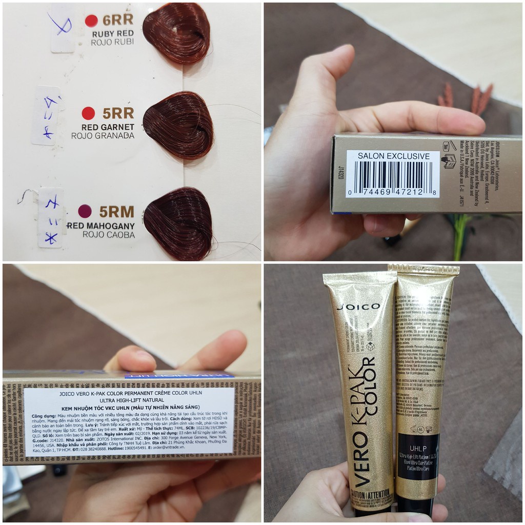 Kem nhuộm tóc Veko K-pak Joico Color 74gr