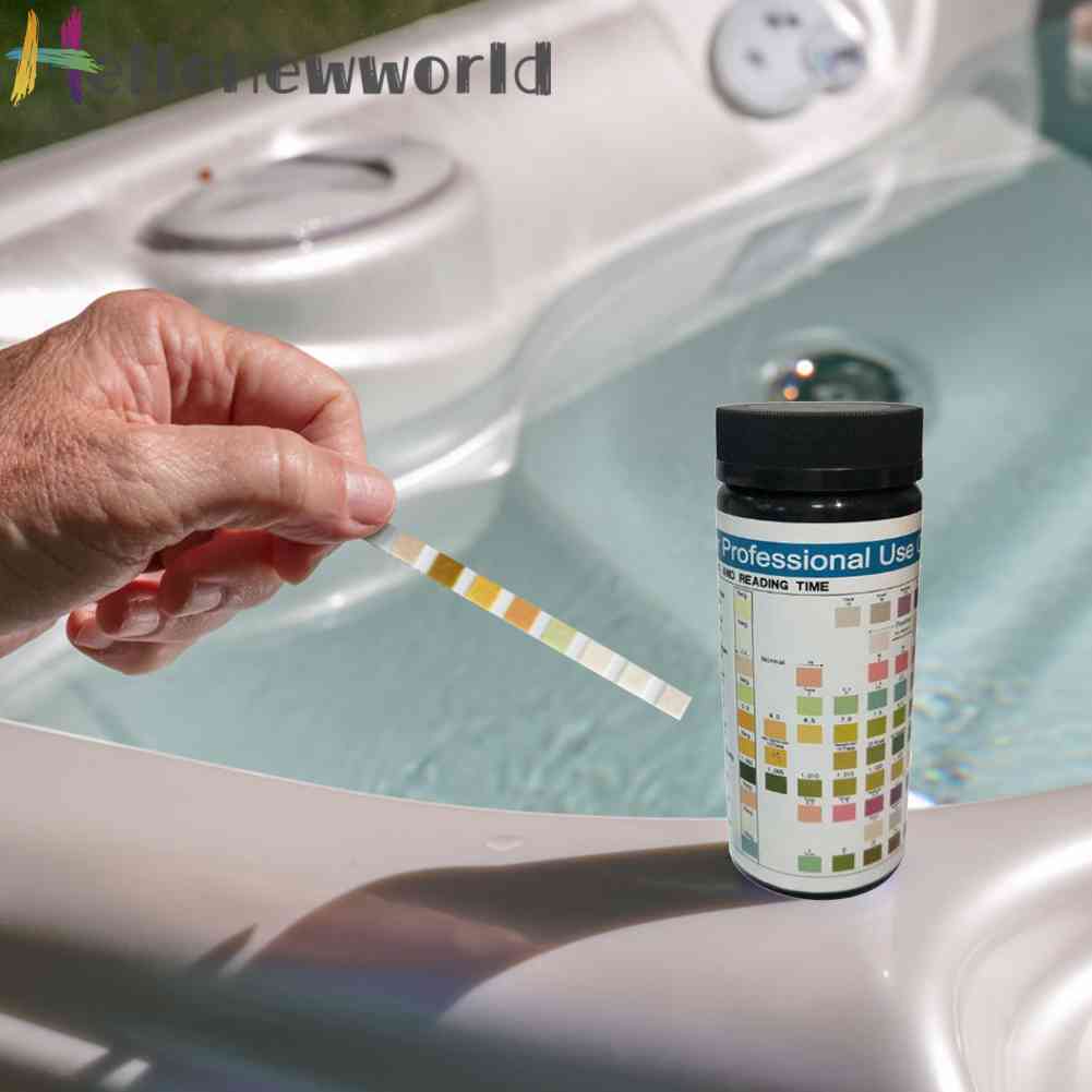 Set 100 Giấy Kiểm Tra Axit Alkali URS-10T Cho Bể bơi