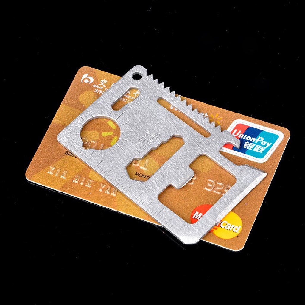 Thẻ Tín Dụng Sinh Tồn Bỏ Túi 11 Trong 1 Tiện Dụng