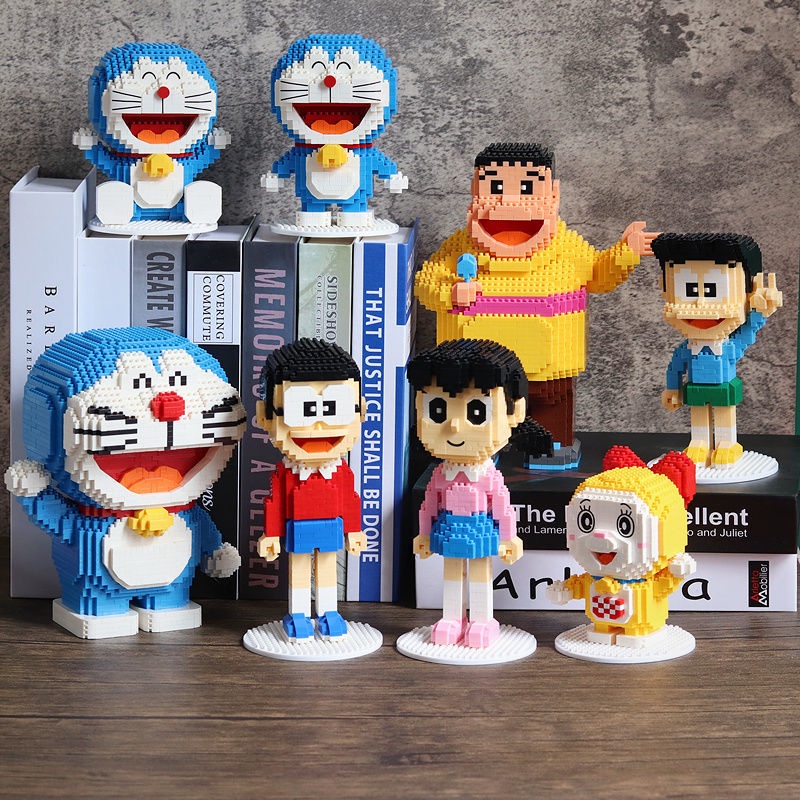 Tương thích với LEGO Nhiều phong cách 12 chòm sao Doraemon Quà tặng