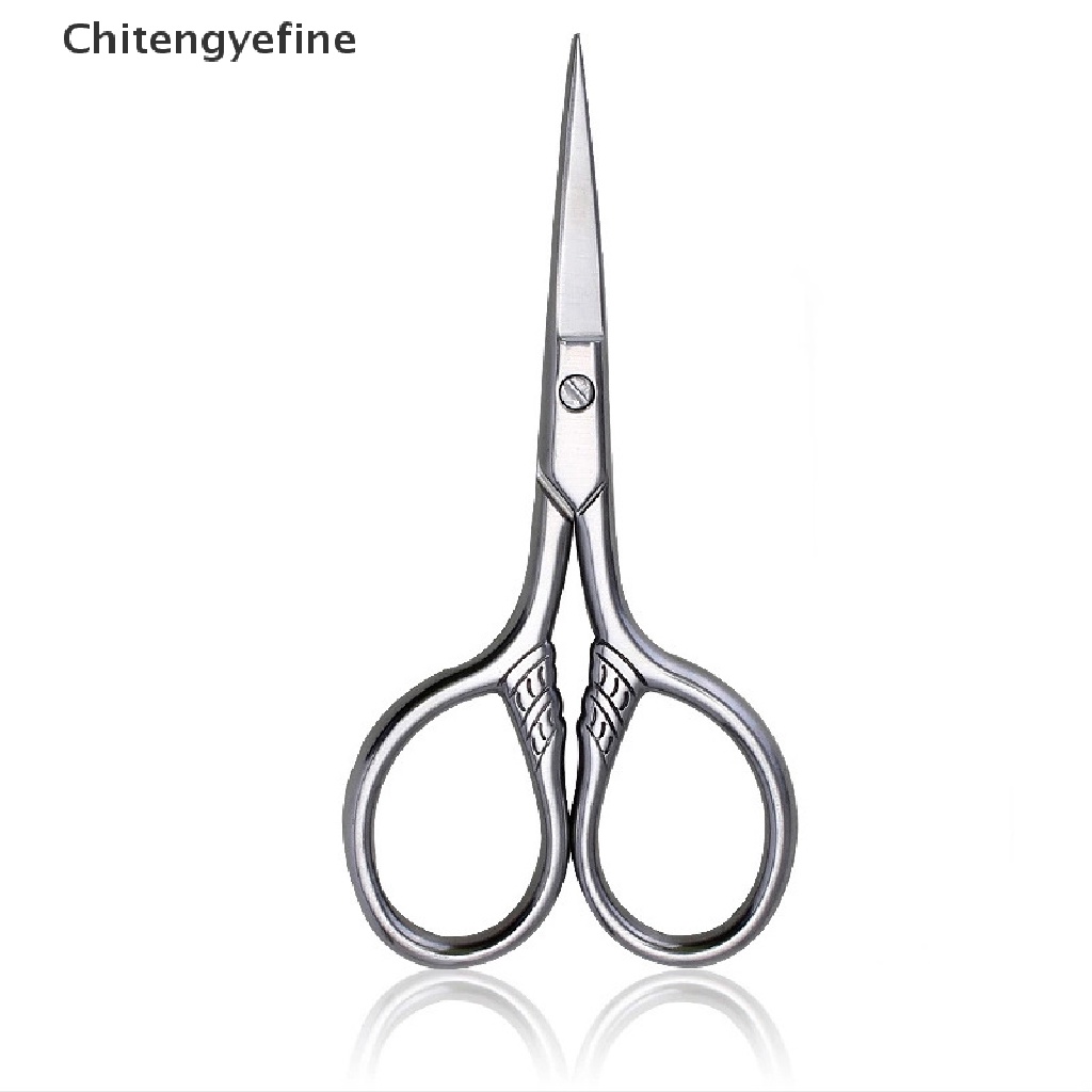 1 Kéo Cắt Tỉa Lông Mày / Lông Mi / Mũi Bằng Thép Không Gỉ