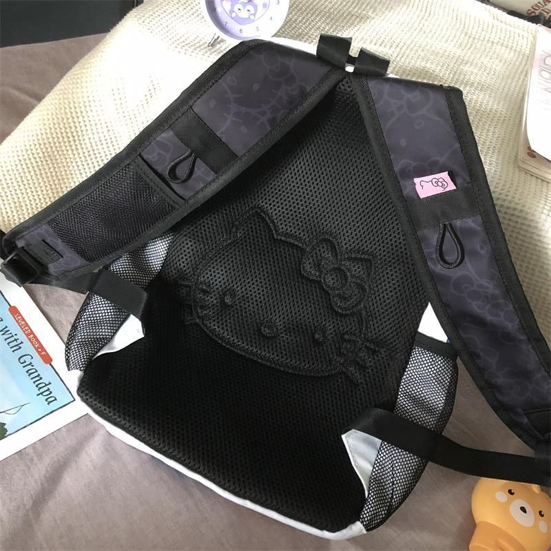 Balo Đi Học Họa Tiết Sanrio Hello Kitty Dễ Phối Đồ Thời Trang Cho Nữ