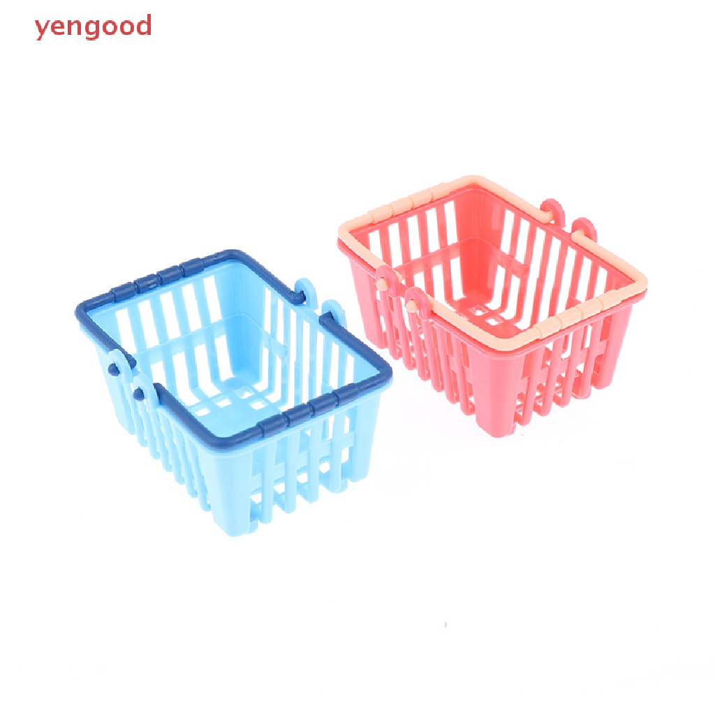 Mô Hình Giỏ Mua Sắm Đồ Chơi Mini Dành Cho Nhà Búp Bê