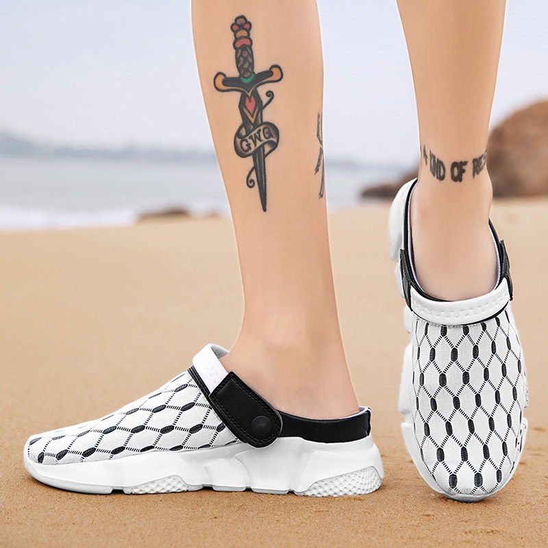 Giày Lười Hở Ngón Thời Trang Mùa Hè Hàn Quốc 2023 Cho Nam