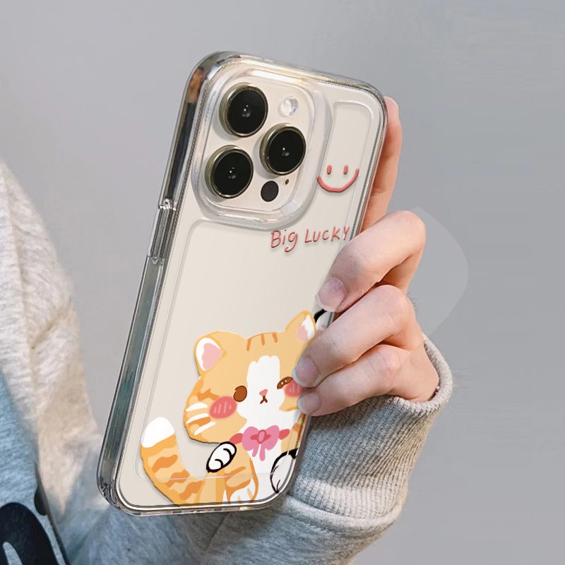 ✅Ốp Điện Thoại Chống Sốc Họa Tiết Mèo Dễ Thương Dành Cho iPhone 14 Pro Max 13 / 12 / 11 7 / 8 Plus
