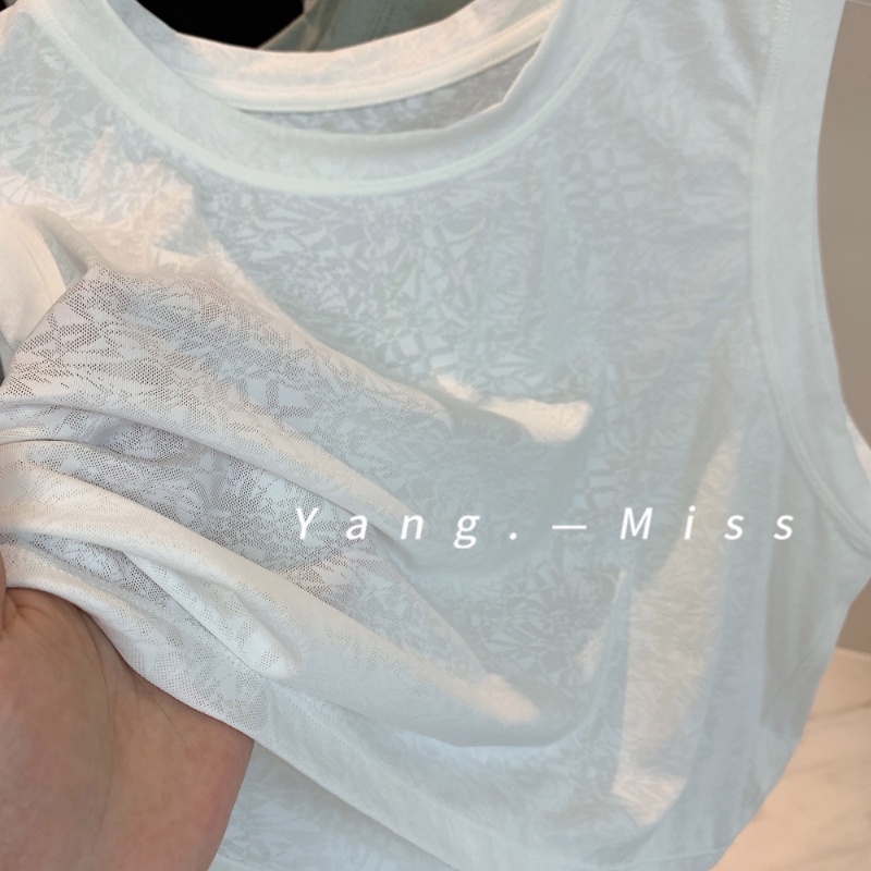 Áo Thun Bóng Chày Ba Lỗ Dáng Rộng Thời Trang Tập Yoga