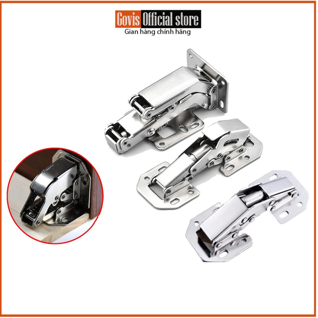 Bản Lề Cánh Tủ Bếp 90độ, Bản Lề Nắp Bật Thép Giảm Chấn Và Không Giảm Chấn Cao Cấp Bền Bỉ [ Govis ]