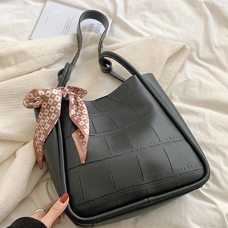 Túi Đeo Vai Cỡ Lớn Màu Sắc Tương Phản Thời Trang Cho Nữ