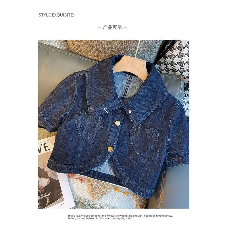Set Áo Váy Denim Cao Cấp Phong Cách Thời Trang Mùa Hè 2022 Mới