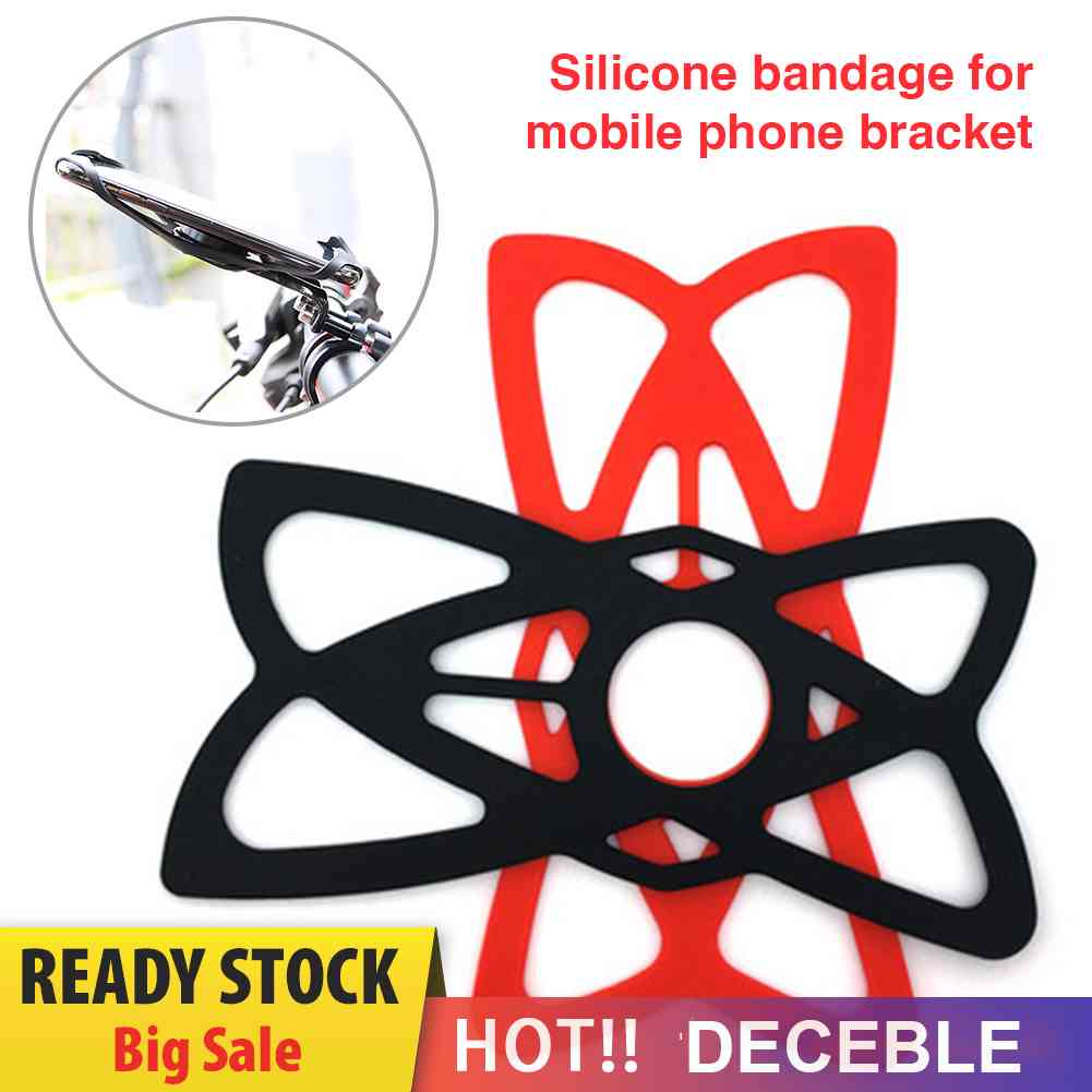 Giá Đỡ Điện Thoại Bằng Silicon Chống Trượt Gắn Tay Lái Xe Máy