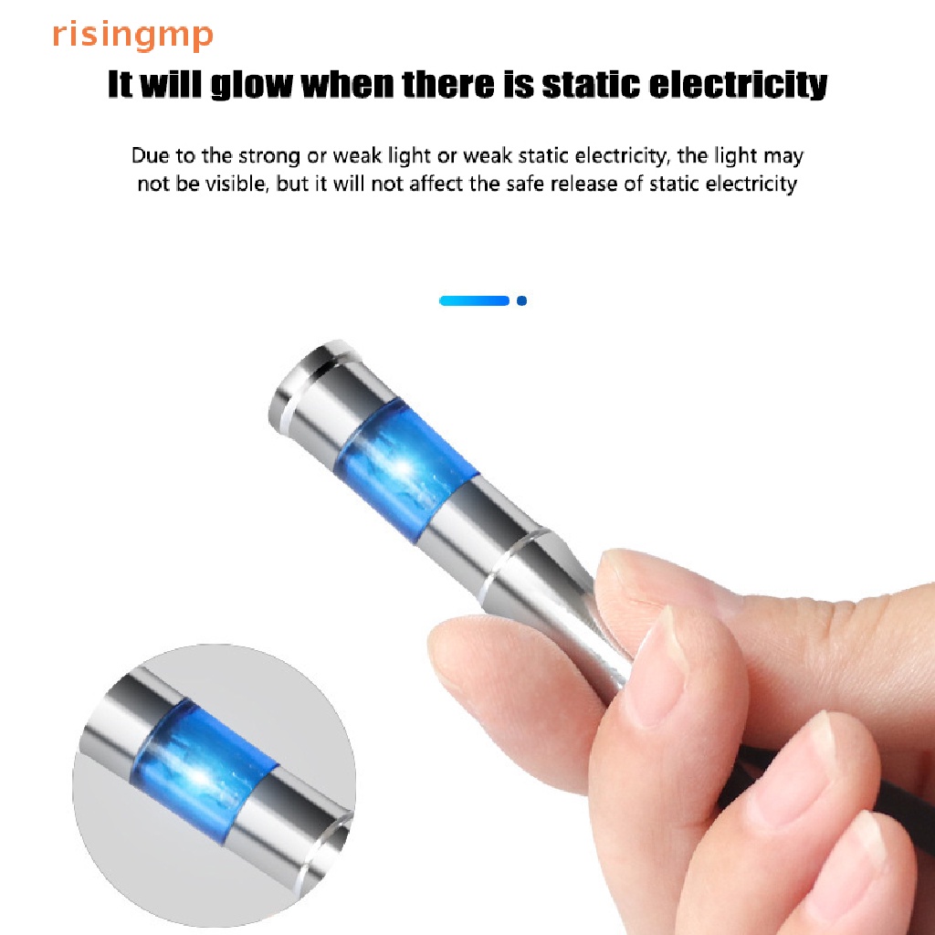 [risingmp] Móc Chìa Khóa Đèn LED Tĩnh Điện Nhỏ Tĩnh Điện Khử Tĩnh Điện Chống Tĩnh Điện