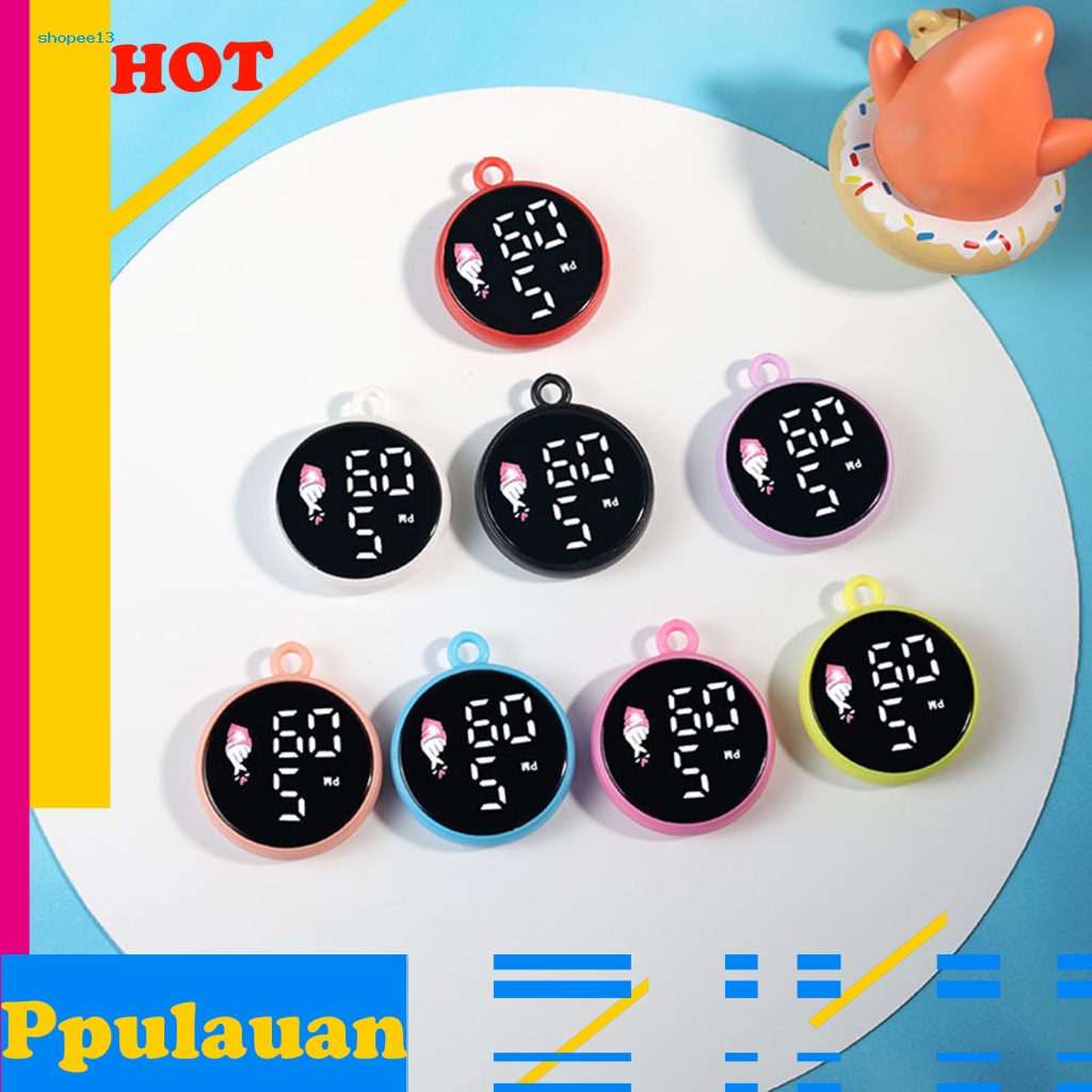 Đồng Hồ Đeo Tay Kỹ Thuật Số Mặt Tròn Kỹ Thuật Số < COD > Có Móc Khóa Nhỏ Gọn Thích Hợp Làm Quà Tặng Cho Học Sinh Trẻ Em